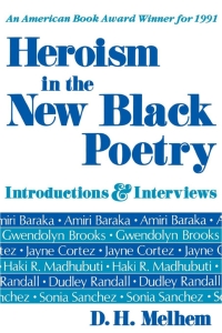 Imagen de portada: Heroism in the New Black Poetry 9780813117096