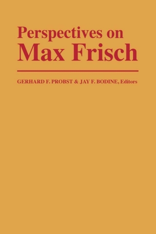 Imagen de portada: Perspectives on Max Frisch 9780813114385