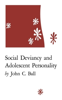 صورة الغلاف: Social Deviancy and Adolescent Personality 9780813150864