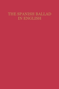 Cover image: The Spanish Ballad in English 9780813151540