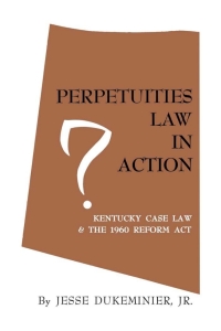Cover image: Perpetuities Law in Action 9780813151991