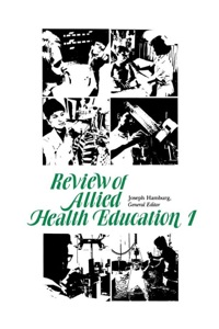 Omslagafbeelding: Review of Allied Health Education: 1 9780813152660