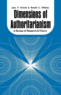 Titelbild: Dimensions of Authoritarianism 9780813152820