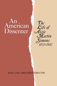 Cover image: An American Dissenter 9780813153506