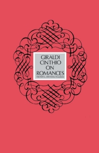 صورة الغلاف: Giraldi Cinthio on Romances 9780813154756