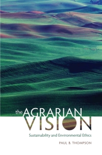 Imagen de portada: The Agrarian Vision 9780813125879