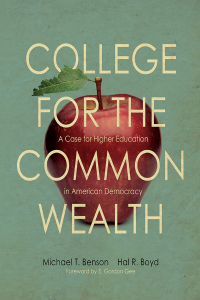 Imagen de portada: College for the Commonwealth 9780813176598