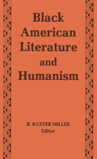 Titelbild: Black American Literature and Humanism 9780813114361
