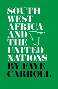 Cover image: South West Africa and the United Nations 9780813151632