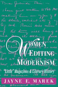 Cover image: Women Editing Modernism 9780813119373