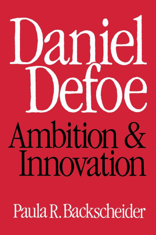 Cover image: Daniel Defoe 9780813150840