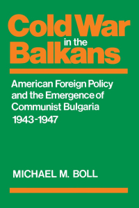 Cover image: Cold War in the Balkans 9780813151328