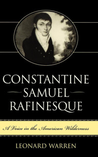 Cover image: Constantine Samuel Rafinesque 9780813123165
