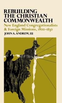 Imagen de portada: Rebuilding the Christian Commonwealth 9780813113333
