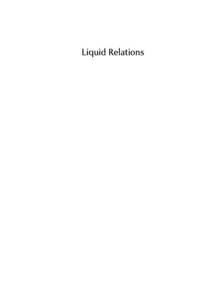 Cover image: Liquid Relations 9780813536743