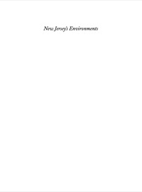 Cover image: New Jersey's Environments 9780813537184