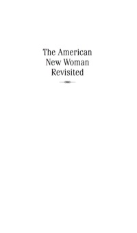صورة الغلاف: The American New Woman Revisited 9780813542959