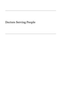 Cover image: Doctors Serving People 9780813543154