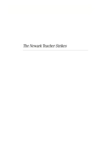 Cover image: The Newark Teacher Strikes 9780813530574