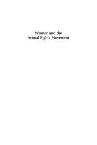 Imagen de portada: Women and the Animal Rights Movement 9780813549675
