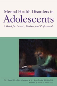 Cover image: Mental Health Disorders in Adolescents 9780813548937