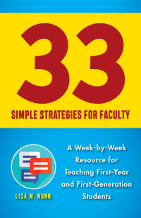 صورة الغلاف: 33 Simple Strategies for Faculty 9780813599489