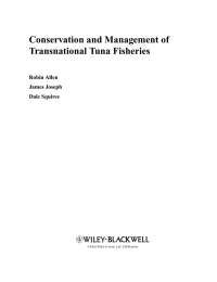 صورة الغلاف: Conservation and Management of Transnational Tuna Fisheries 1st edition 9780813805672