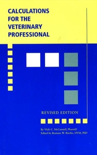 Cover image: Calculations for the Veterinary Professional 9780813808796