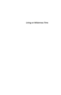 Cover image: Living on Wilderness Time 9780813921099
