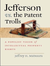 Imagen de portada: Jefferson vs. the Patent Trolls 9780813927718