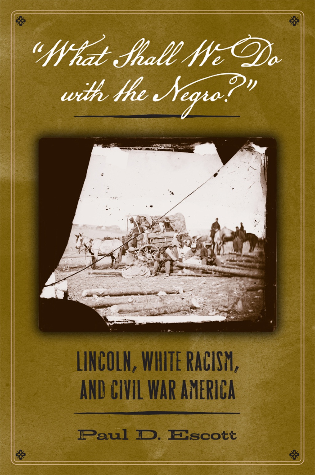 “What Shall We Do with the Negro?” Lincoln, White Racism, and Civil War America