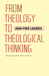 Cover image: From Theology to Theological Thinking 9780813935560