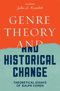 Imagen de portada: Genre Theory and Historical Change 9780813940113