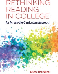 Cover image: Rethinking Reading in College 9780814141229