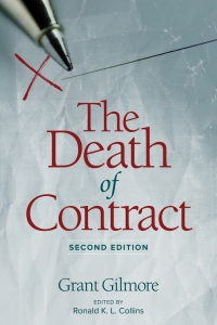 Cover image: DEATH OF CONTRACT 9780814206768