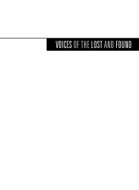 Omslagafbeelding: Voices of the Lost and Found 9780814333464