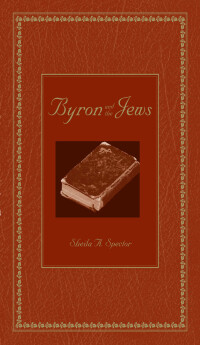 Imagen de portada: Byron and the Jews 9780814334423