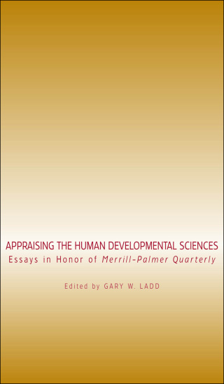 Cover image: Appraising the Human Developmental Sciences 9780814333426