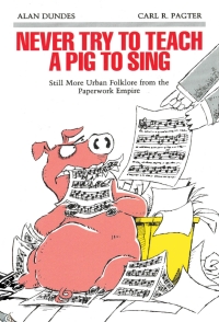 Imagen de portada: Never Try to Teach a Pig to Sing 9780814323588