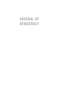 Imagen de portada: Arsenal of Democracy 9780814339510