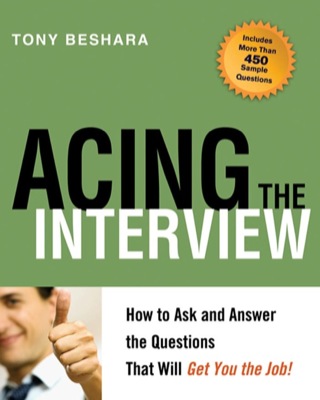 Cover image: Acing the Interview 1st edition 9780814401613