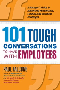 Cover image: 101 Tough Conversations to Have with Employees 1st edition 9780814413487