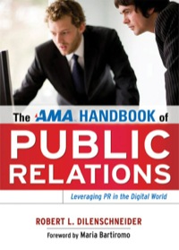Cover image: The AMA Handbook of Public Relations 1st edition 9780814415252