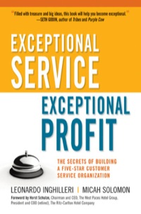 Cover image: Exceptional Service, Exceptional Profit 1st edition 9780814415382