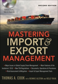 Imagen de portada: Mastering Import and   Export Management 2nd edition 9780814417232