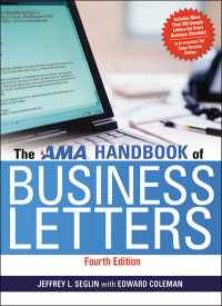 Cover image: AMA Handbook of Business Letters 4th edition 9780814420126