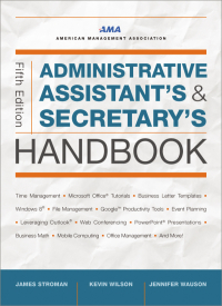 Imagen de portada: Administrative Assistant's and Secretary's Handbook 5th edition 9780814433522