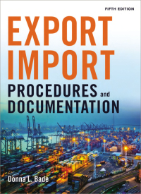 Cover image: Export/Import Procedures and Documentation 5th edition 9780814434758