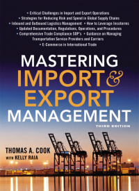 Imagen de portada: Mastering Import and Export Management 3rd edition 9780814438206
