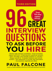 Cover image: 96 Great Interview Questions to Ask Before You Hire 3rd edition 9780814439159